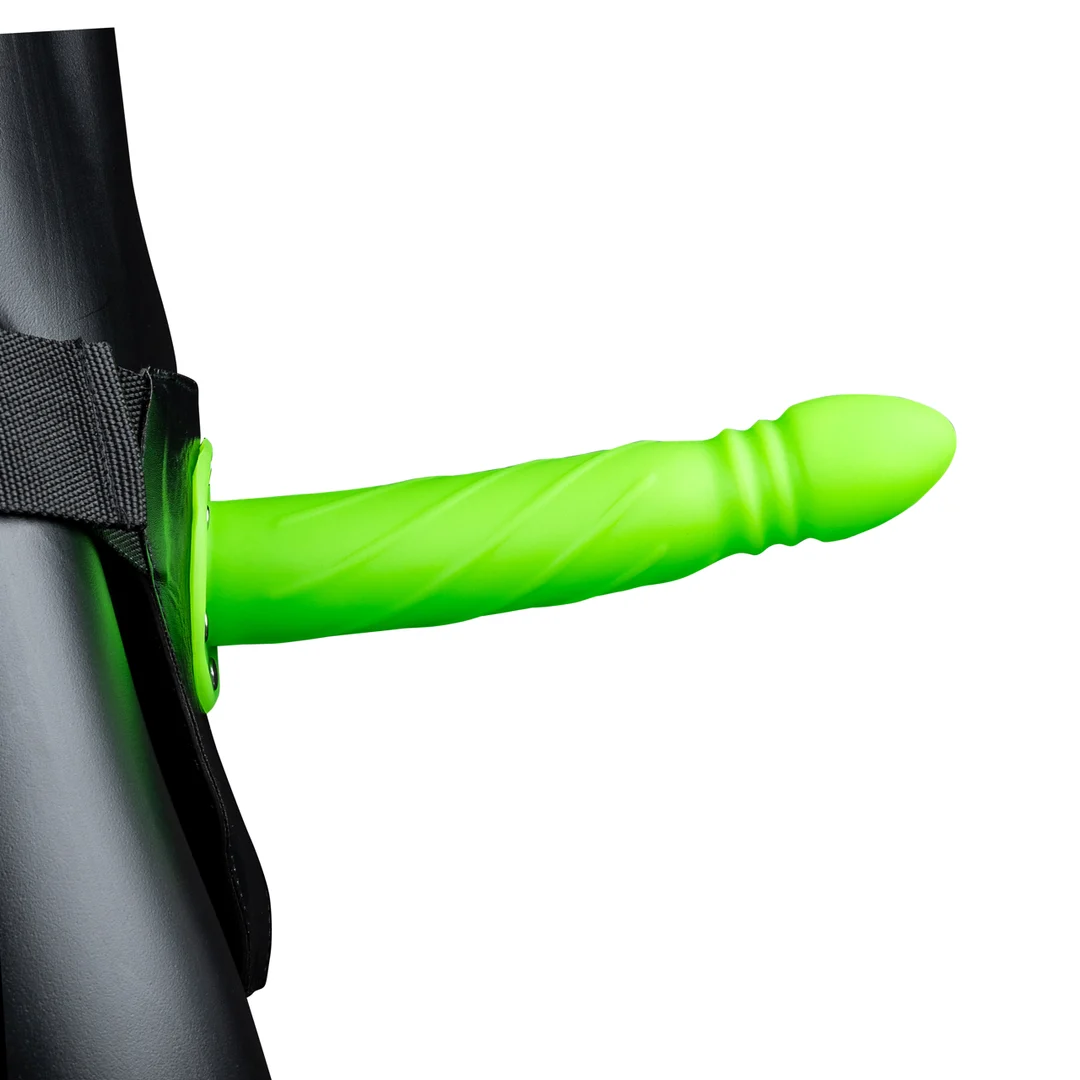 Ouch! Twisted Hollow Strap On 20 cm schwarz – Bild 9