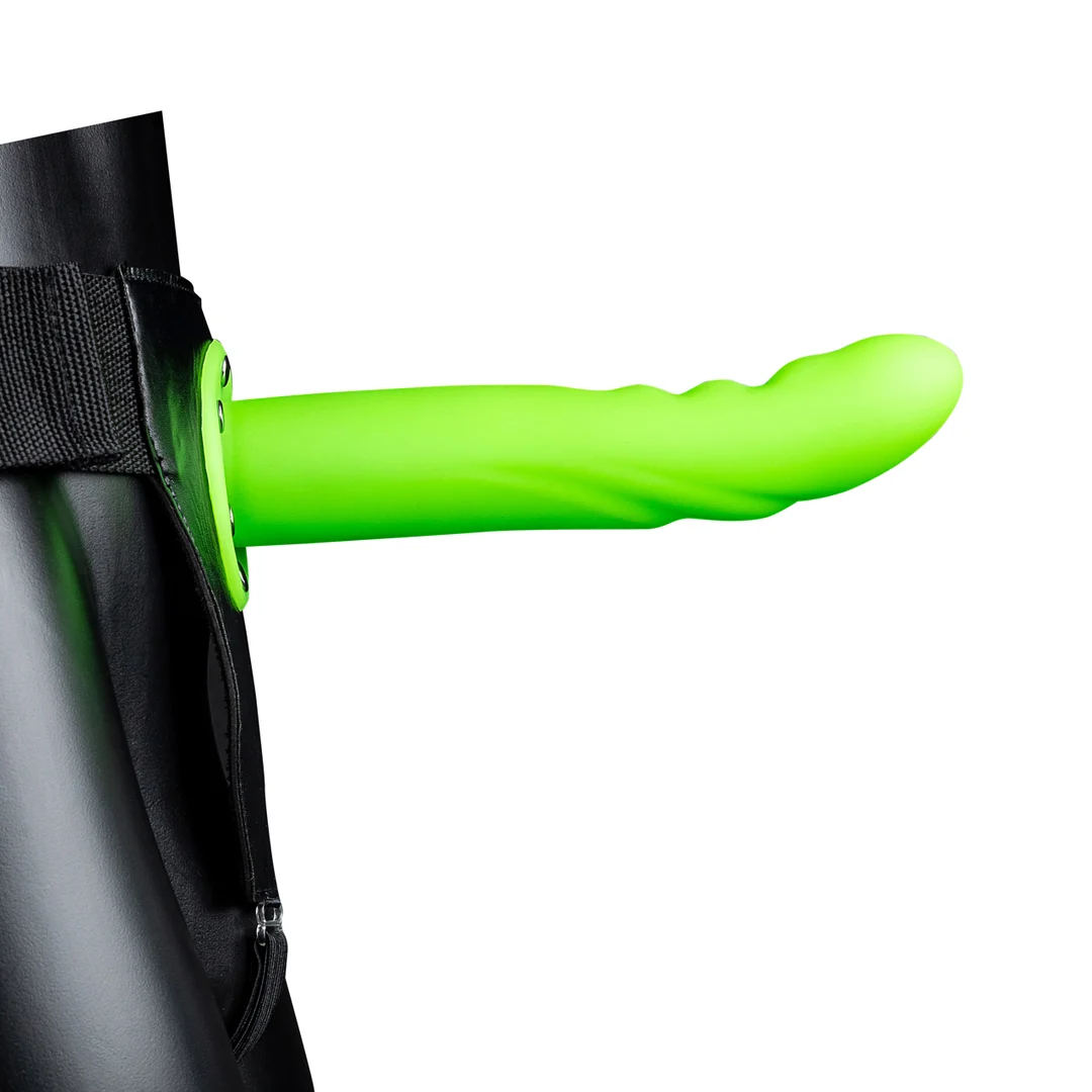 Ouch! strukturierter gebogener hohler Strap On – Bild 9