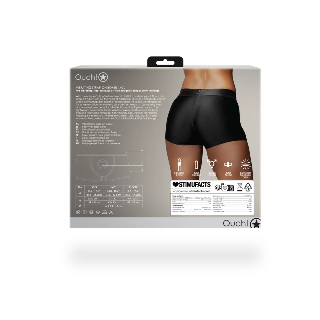 Ouch! by Shots vibrierende Strap on Boxershorts – Bild 3