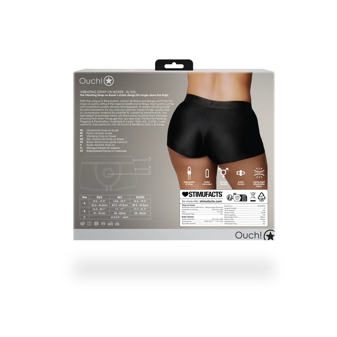Ouch! by Shots vibrierende Strap on Boxershorts – Bild 9