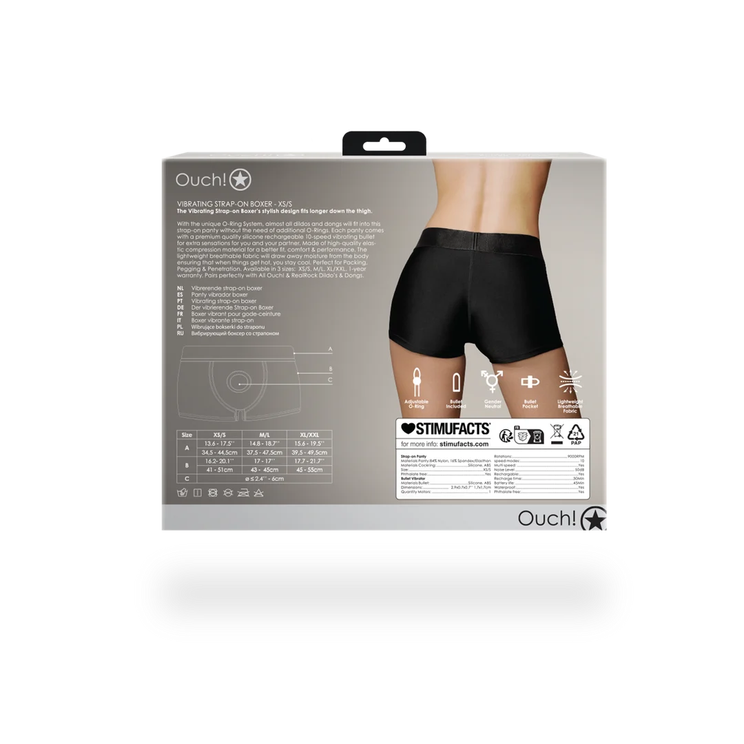 Ouch! by Shots vibrierende Strap on Boxershorts – Bild 15