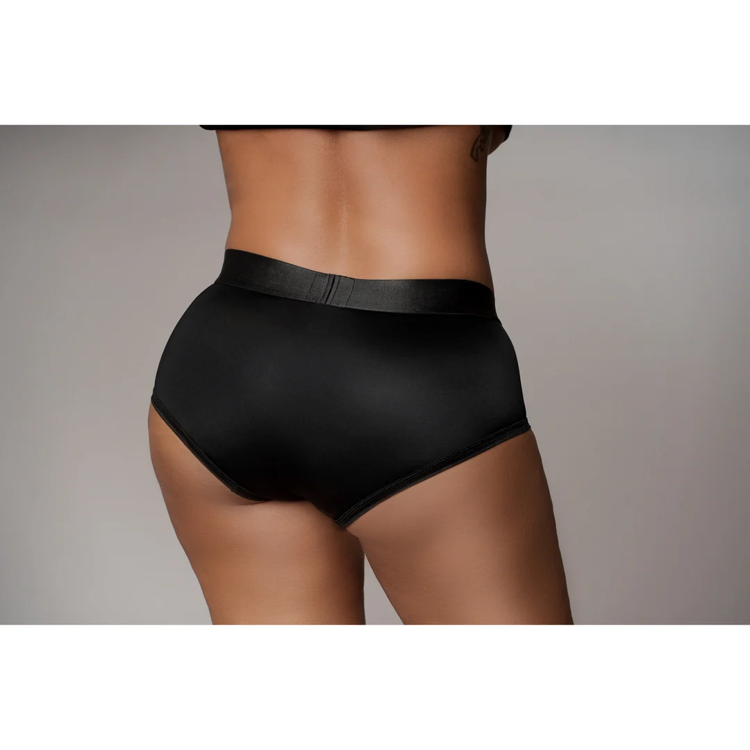 Bulletvibrator mit 10 Stufen – Vibrations Strap on Boxershorts Ouch! by Shots – Bild 10