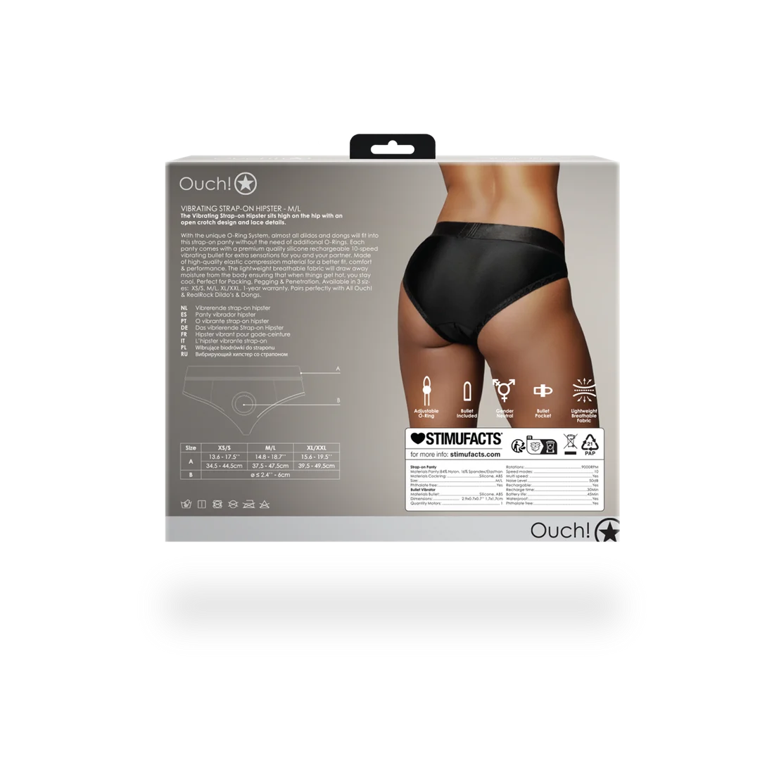 Ouch! Vibrierender Strap on Hipster – Bild 3