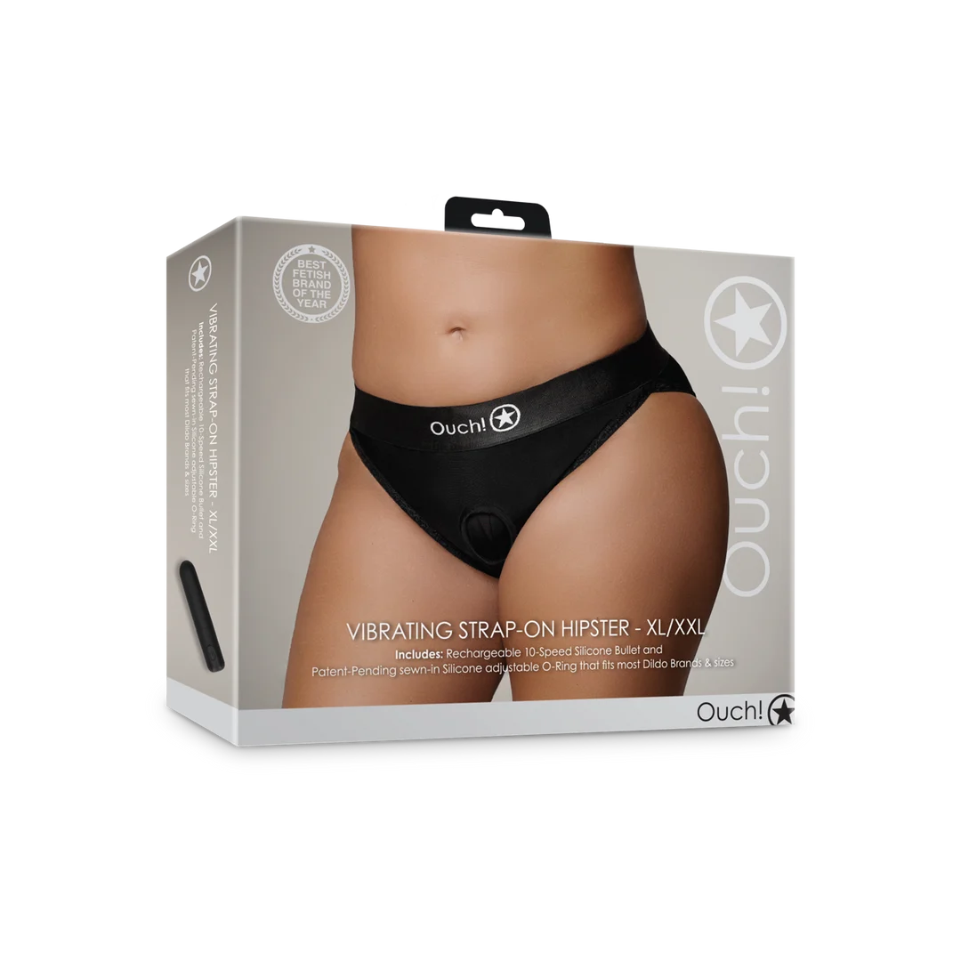 Ouch! Vibrierender Strap on Hipster – Bild 7