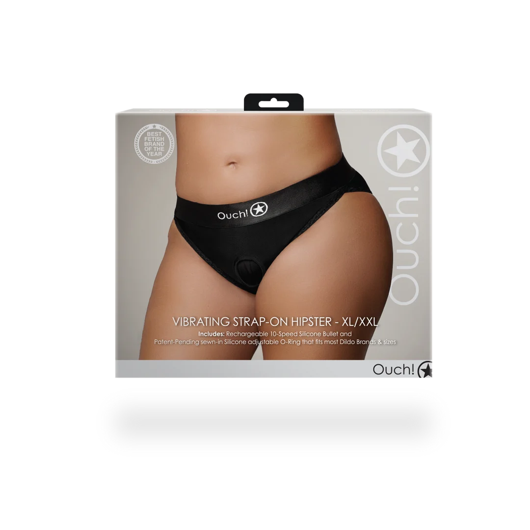 Ouch! Vibrierender Strap on Hipster – Bild 8
