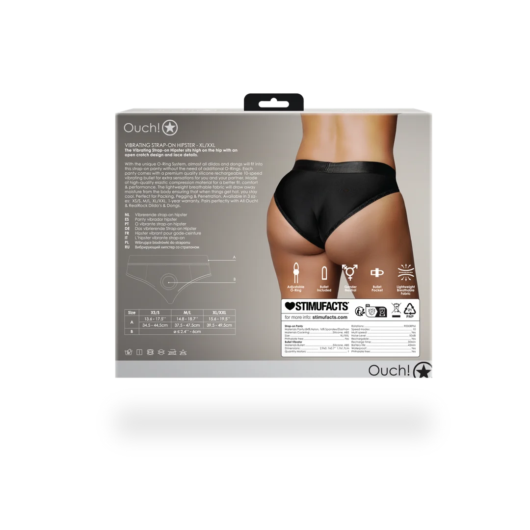 Ouch! Vibrierender Strap on Hipster – Bild 9
