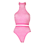 Neongrünes Set mit Rollkragen und Slip – Bild 17