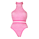 Neongrünes Set mit Rollkragen und Slip – Bild 23