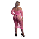 Neongrünes Crop Top mit langem Rock – Bild 20