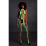 Neonpinker Netzbody mit Neckholder – Bild 9