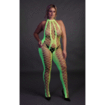 Neonpinker Netzbody mit Neckholder – Bild 15