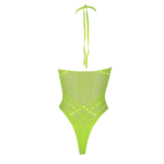Neonpinker Body mit Neckholder – Bild 12