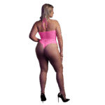 Neonpinker Body mit Neckholder – Bild 14