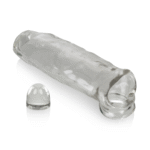 Penishülle mit Aufnahme für einen Bullet Vibrator – Transparent – Bild 2