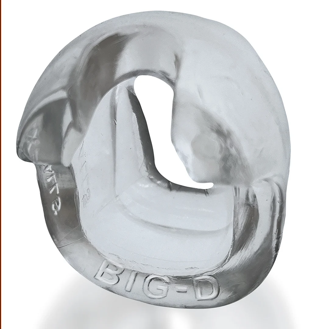 Cockring mit Schaftgriffen – Transparent – Bild 2