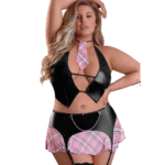 Sexy Sophomore Kostüm, rosa, L/XL – Bild 9