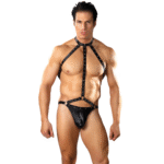 Herrenstring mit Harness und Choker für einen aufregenden Look – Male Power – Bild 2