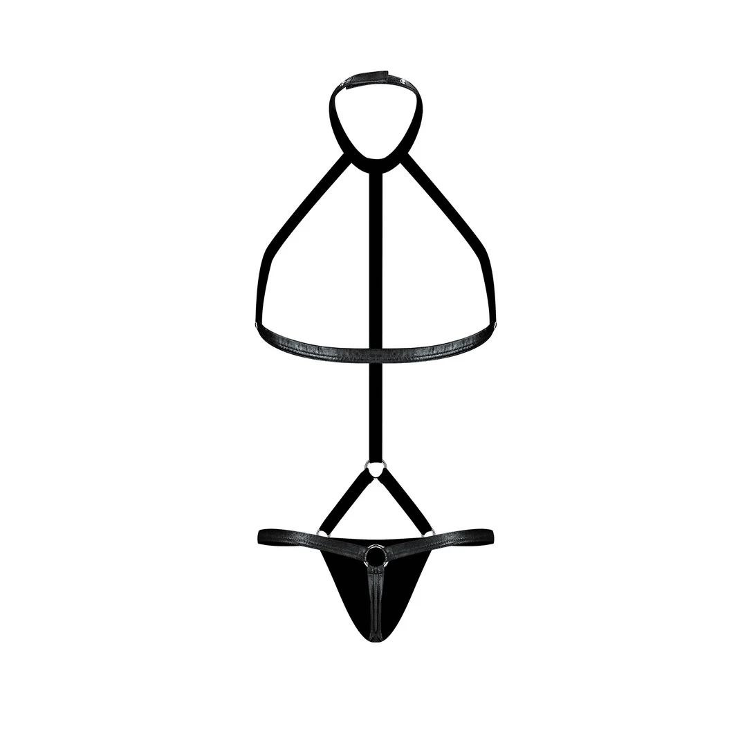 Herrenstring mit Harness und Choker für einen aufregenden Look – Male Power – Bild 11