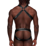 Male Power Uranus Jockbrief mit Hosenträgerbändern, L/XL, Schwarz – Bild 5