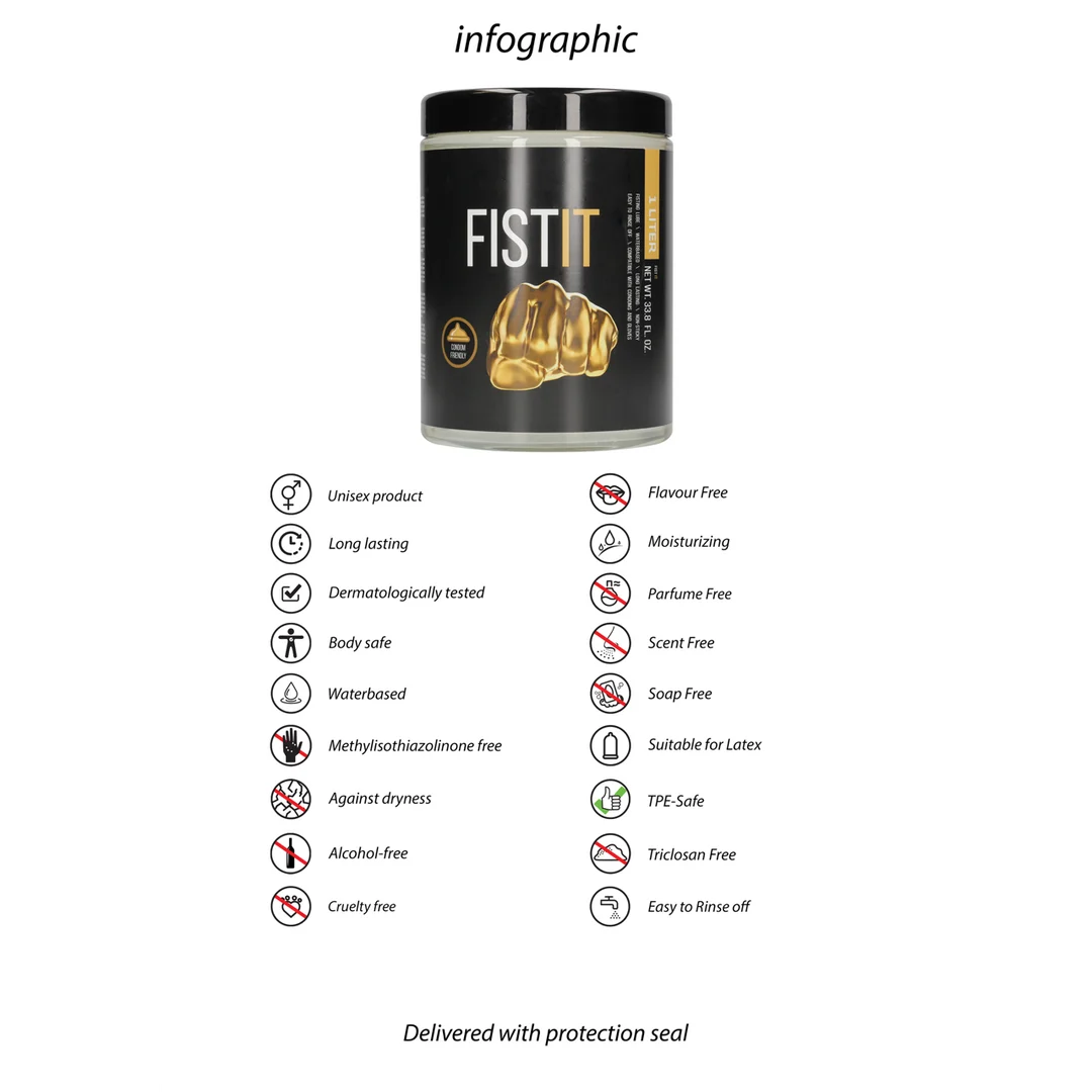Fist It Gleitgel auf Wasserbasis 1000 ml – Bild 5