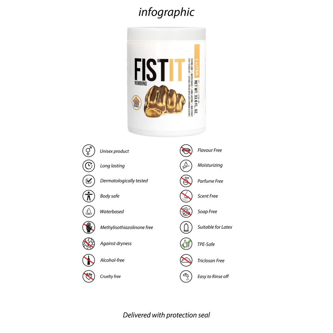 Fist It Gleitgel auf Wasserbasis, 1000 ml – Bild 5