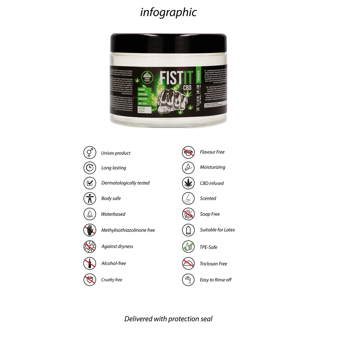 Fist It CBD Gleitgel 500 ml – Bild 5