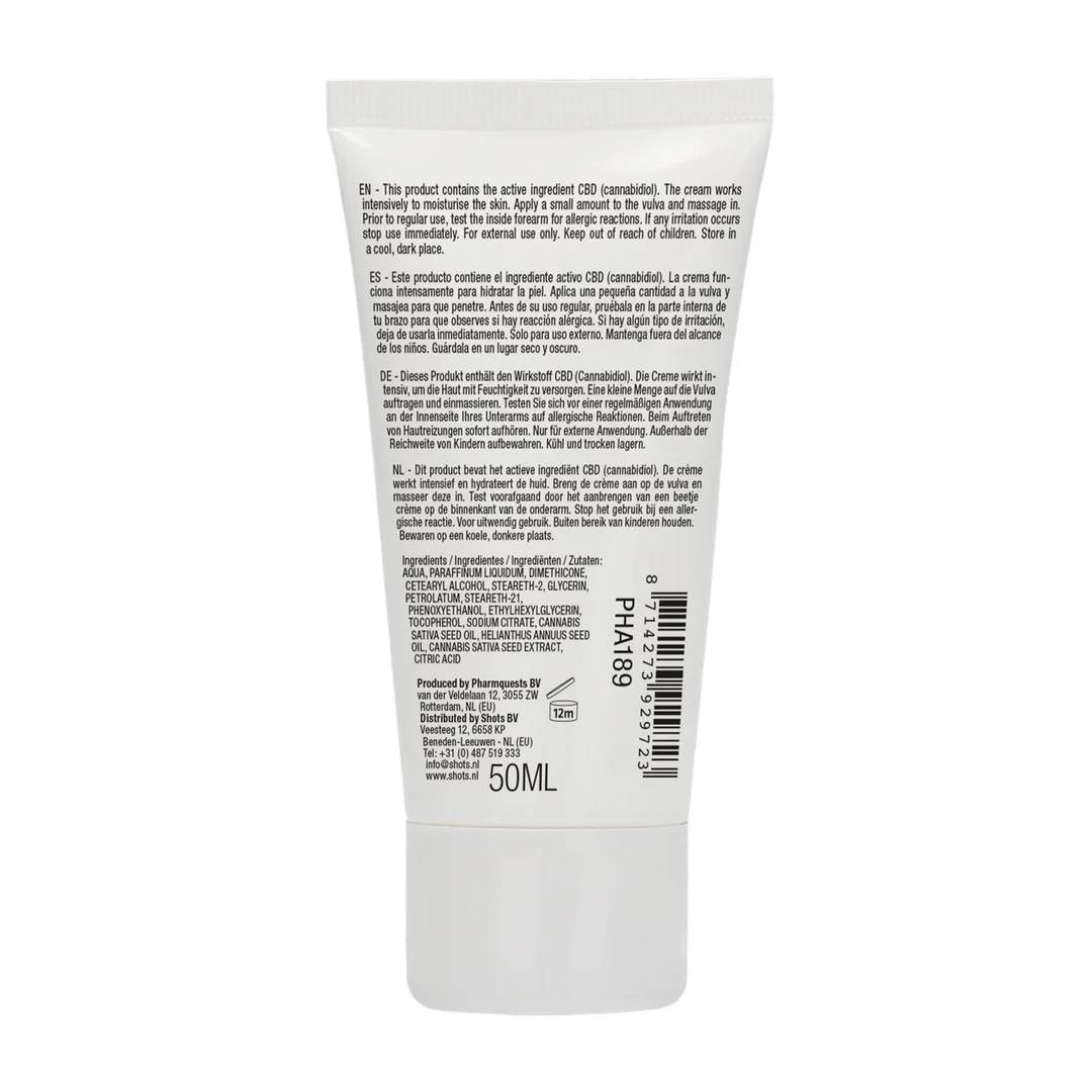Pharmquests by Shots Natürliche CBD Masturbationscreme für sie 50 ml – Bild 2