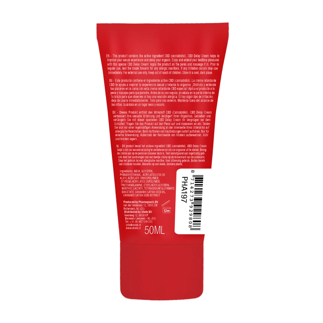 Pharmquests CBD Delay Creme 50 ml – Bild 2