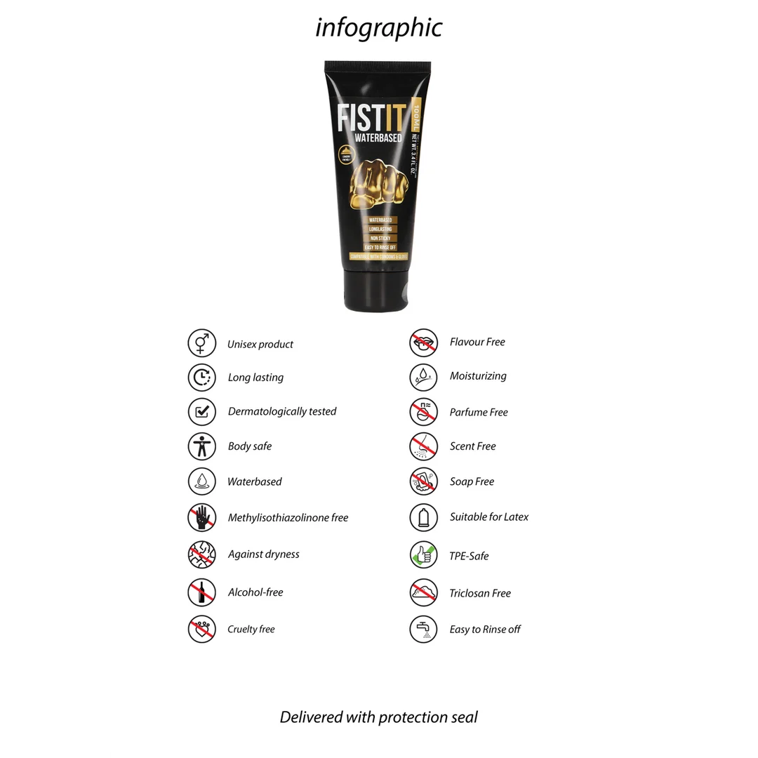 Fist It Gleitgel auf Wasserbasis, 100 ml – Bild 2