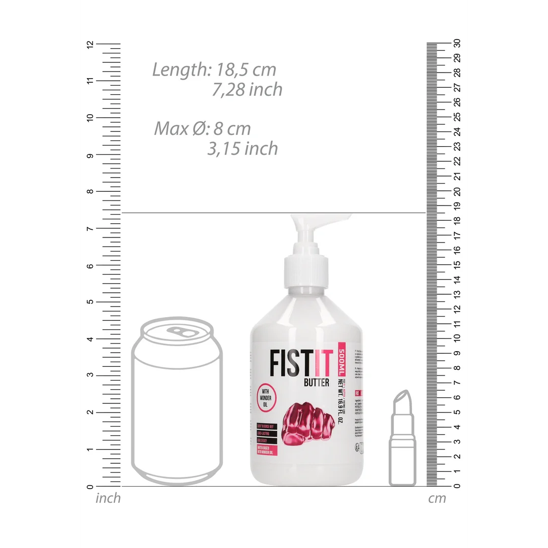 Gleitmittel auf Wasserbasis – lang anhaltende Wirkung mit Wonder Oil – unparfümiert, ohne Geschmack – 500 ml – Fist It by Shots – Bild 4