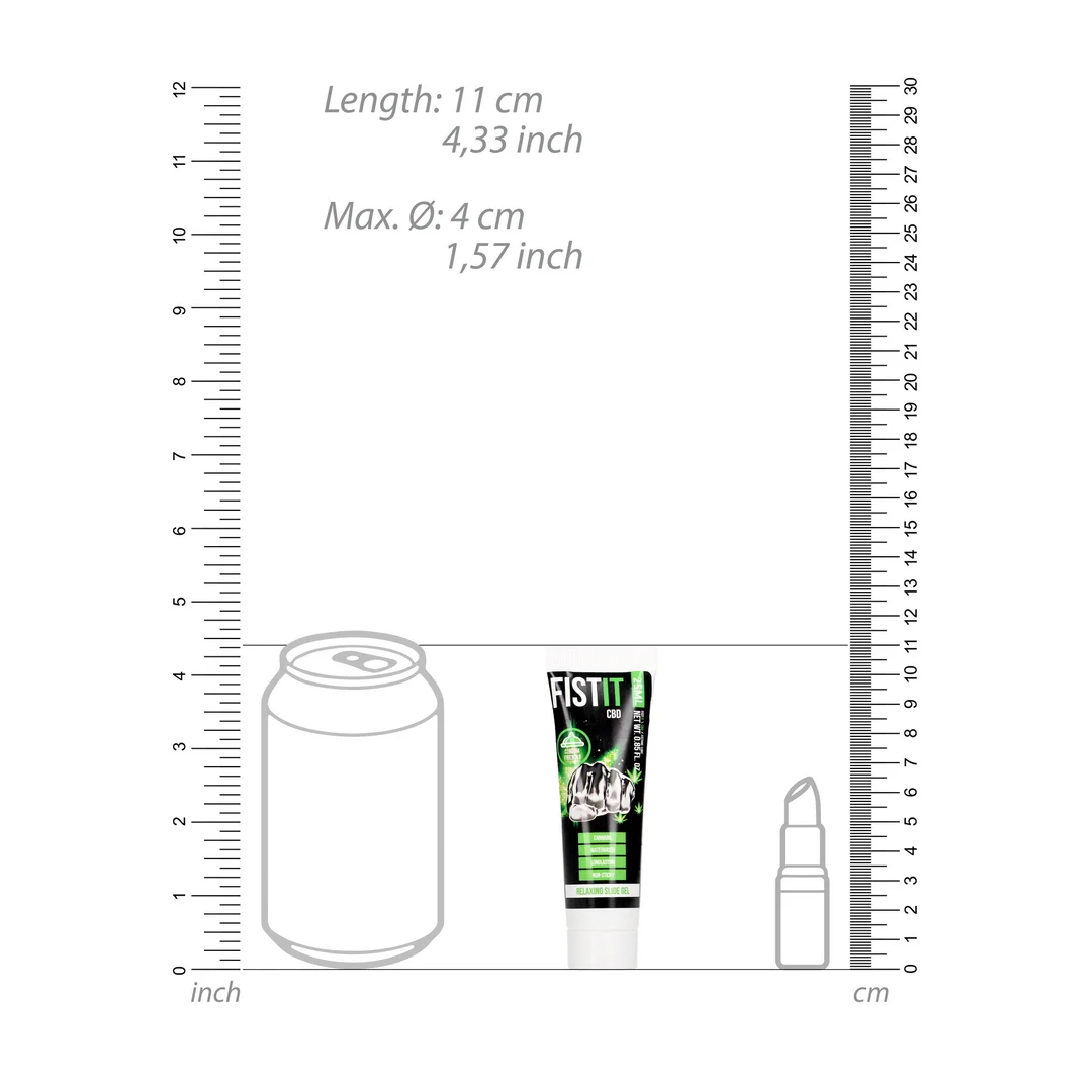 Gleitgel auf Wasserbasis mit aktivem CBD (Cannabidiol), dermatologisch getestet, ohne Duftstoffe und geschmacksneutral, 25 ml, Fist It by Shots – Bild 4