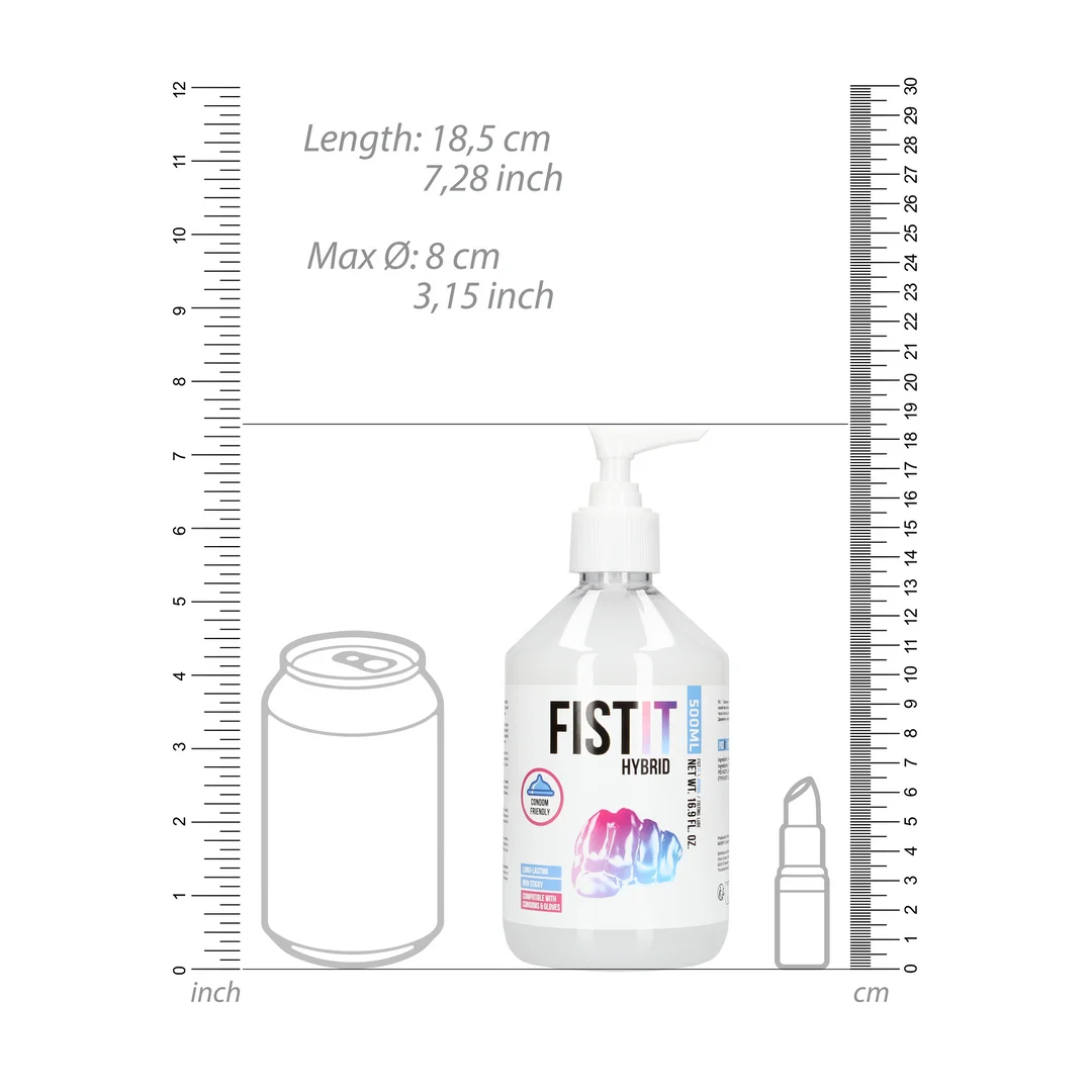 Gleitgel (neutral) – Hybride Formel auf Wasser und Silikonbasis – unparfümiert, geschmacksneutral – 500 ml – Fist It by Shots – Bild 4
