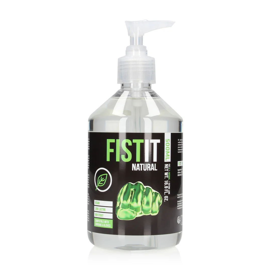 Gleitgel auf Wasserbasis – natürliche, vegane Formel – unparfümiert und geschmacksneutral – 500 ml – Fist It by Shots – Bild 5