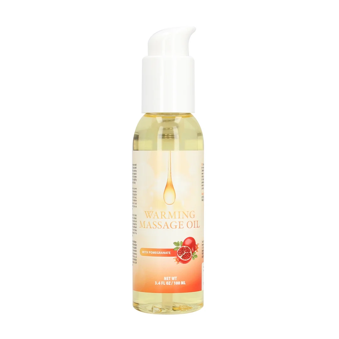 PHA369_3 Erotisches Massageöl mit wärmendem Effekt und Granatapfelduft, Pharmquests by Shots, 100 ml – Bild 1