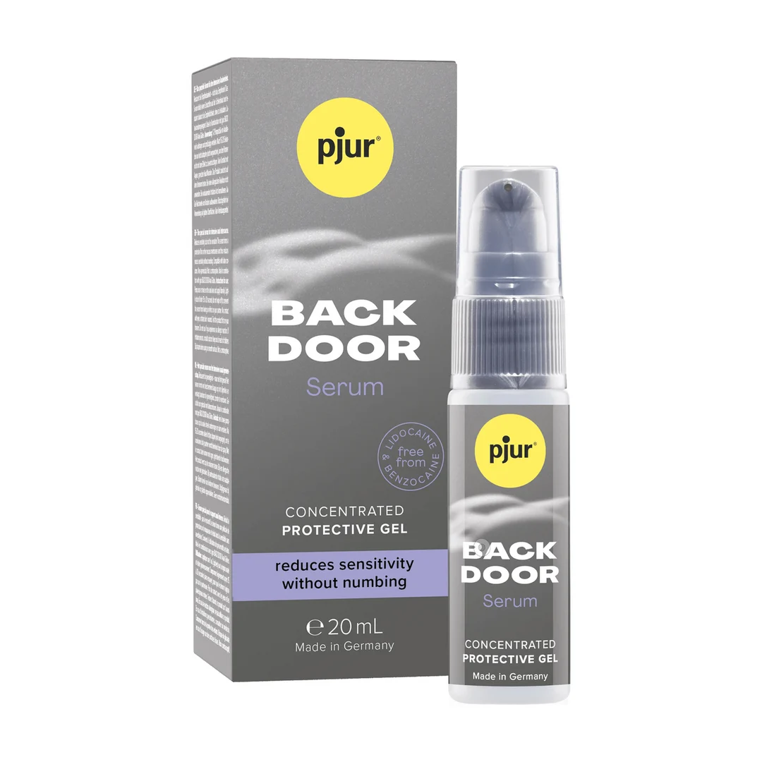 Gleitgel für die anale Anwendung, Backdoor Anal Comfort Serum, mindert die Empfindlichkeit ohne Betäubung, unparfümiert, 20 ml, Pjur – Bild 1