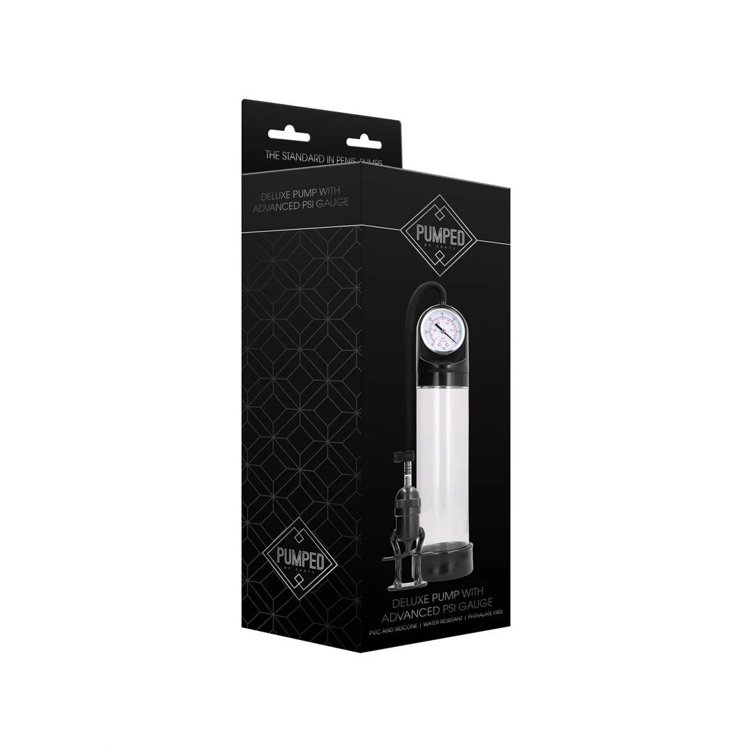 PMP007TRA_1 Pumped by Shots Deluxe Pumpe mit PSI Manometer – Bild 1