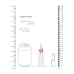 Pumped by Shots Klitoris und Brustwarzen Pumpenset Medium – Bild 5