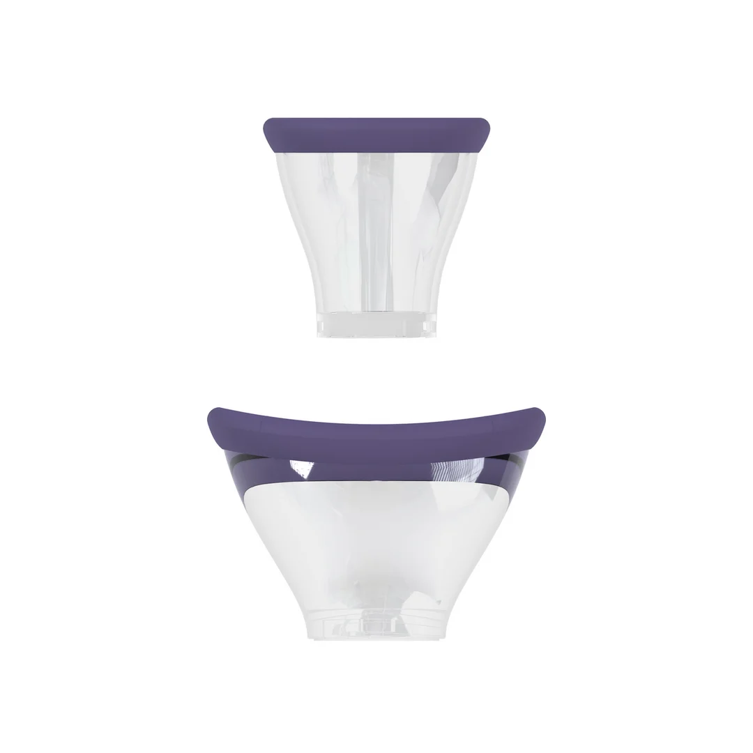 Extra für Männer mit weichen Cups – Wiederaufladbare Vulva und Brustpumpe – Lila – Tester – Bild 13