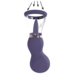 Extra für Männer mit weichen Cups – Wiederaufladbare Vulva und Brustpumpe – Lila – Tester – Bild 14