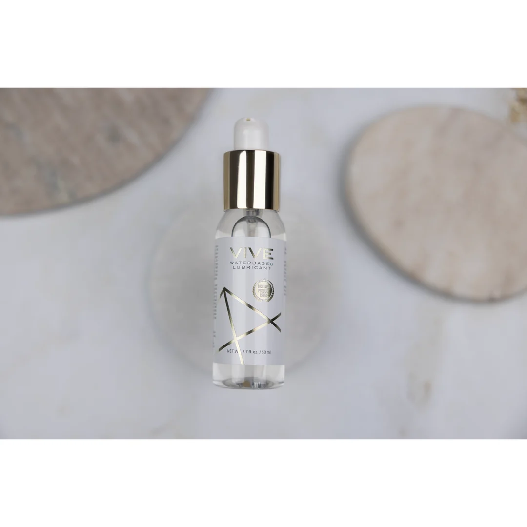 Gleitgel auf Wasserbasis – dermatologisch getestet und für Latexkondome geeignet – unparfümiert und geschmacksneutral – 50 ml – VIVE by Shots – Bild 3