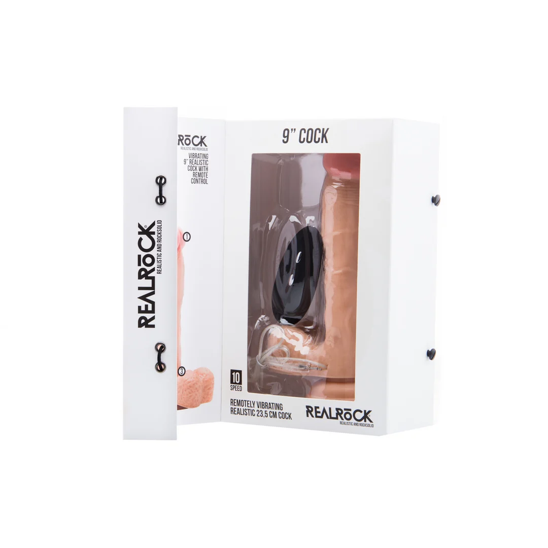 Realistischer Vibrator mit kräftigem Saugnapf und lebensechten Details, RealRock RealRock by Shots – Bild 1