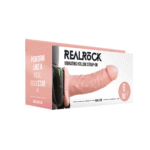 Vibrator – vibrierender Hollow Strap On mit verstellbarem Gurt – RealRock RealRock by Shots – Bild 4