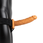 Realistischer Vibrator – hohler Strap on mit Fernbedienung – RealRock RealRock by Shots – Bild 9