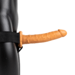 Schwarzer vibrierender hohler Umschnalldildo – Bild 9