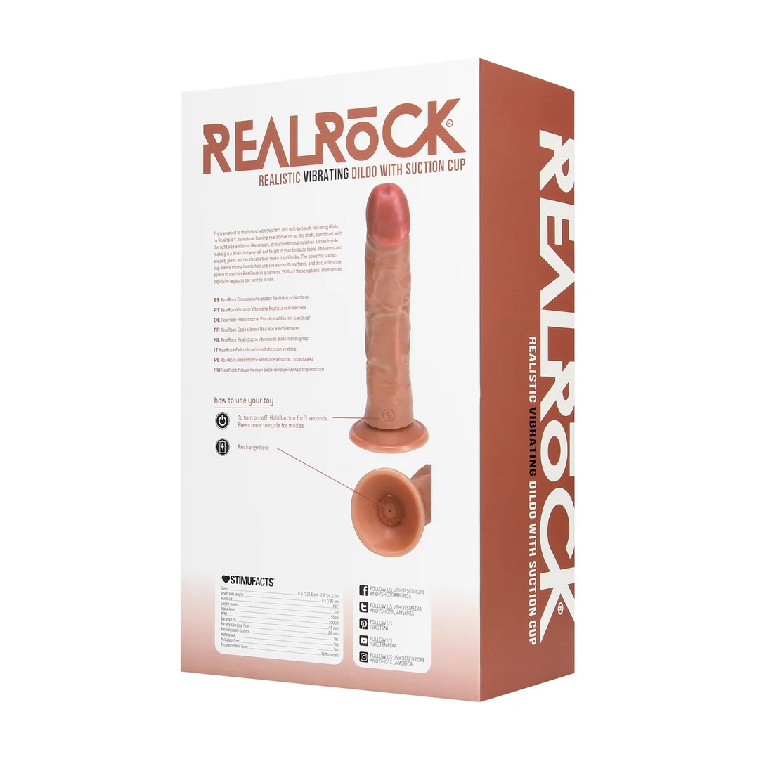 RealRock gebogener Vibrationsdildo – Bild 8