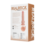 Realistischer Vibrator mit Saugnapf, harnesskompatibel – RealRock Flesh (18 cm) von RealRock by Shots – Bild 6