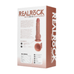 Realistischer Vibrator mit Saugnapf, harnesskompatibel – RealRock Flesh (18 cm) von RealRock by Shots – Bild 12