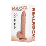 RealRock Vibrations und Rotationsdildo mit Hoden – Bild 7