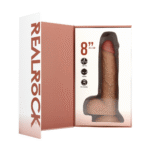 RealRock Vibrations und Rotationsdildo mit Hoden – Bild 9