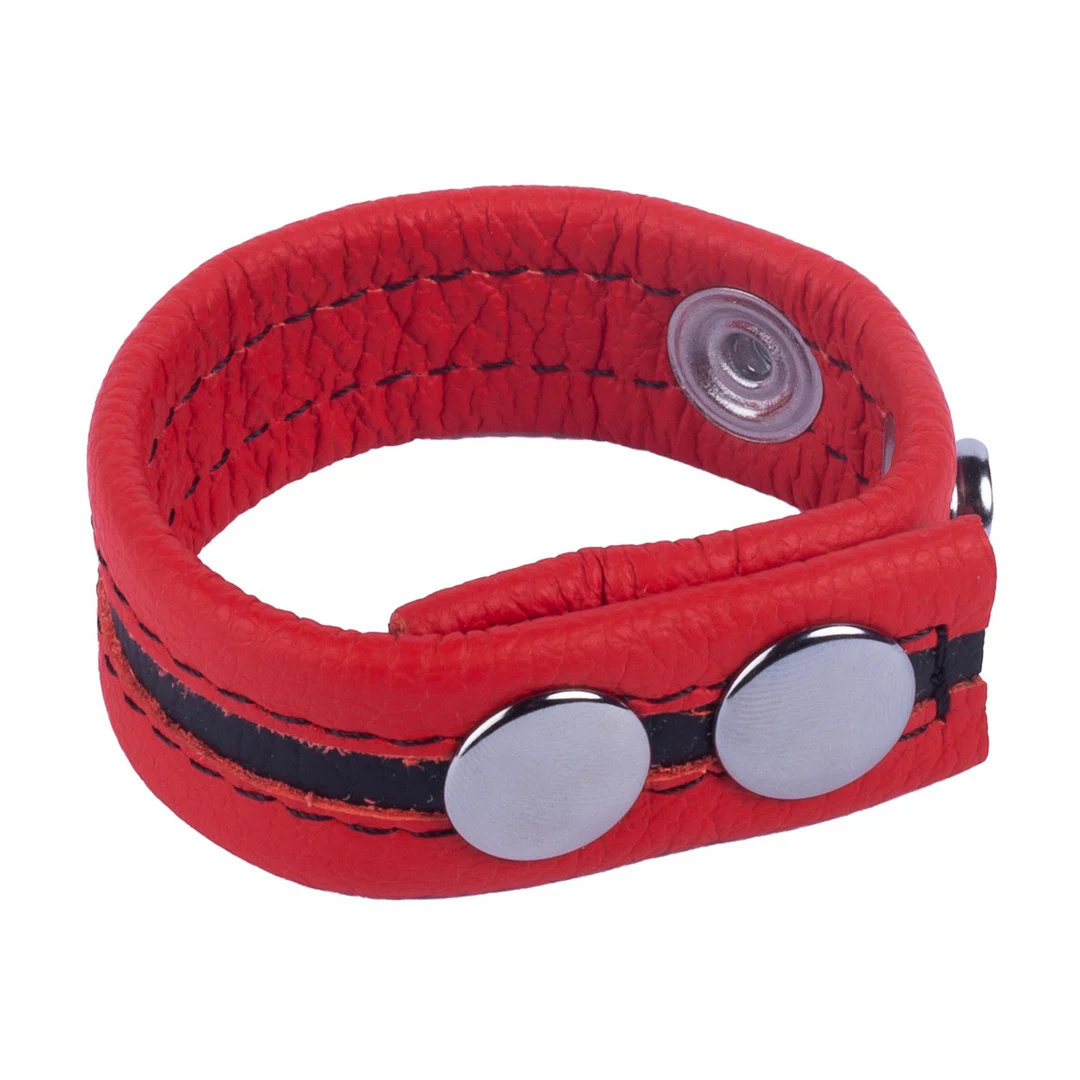 RL-14240-5 Tippy Leder Penisring rot – Bild 1